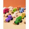 Montessori Holz DIY Auto Spielzeug für Kinder Unbemalte Autos Modell Malen Kritzelkunst Unfertige Bastelarbeiten Vorschul-Lernspielzeug
