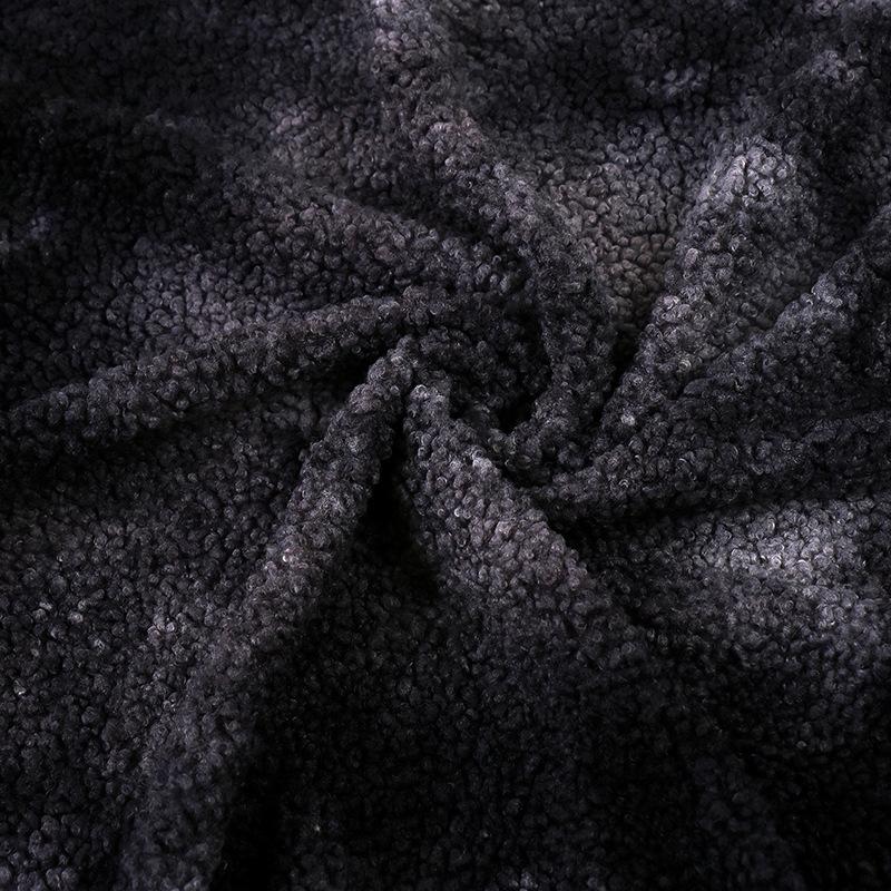 45x50cm Altai Thickened Big Granular Plush Fabric Autumn Winter Tie-Dye DIY Coat Toys Clothing Lining Teddy Cashmere Fabric