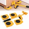 Furniture Lifter Tool with Lifting Lever & Wheels Refrigerator Movers Sliders for Hardwood Floors Home & Office Appliances