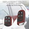 Key Fob Shell Case for Jeep Grand Cherokee 5 Buttons Plastic Replacement | Keyless Entry Remote Control Key Shell Case 1 Pcs for Dodge Challenger
