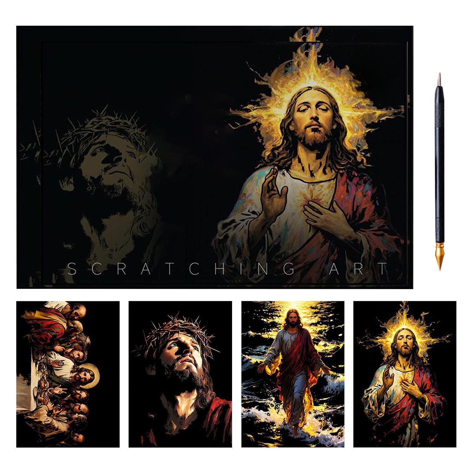 

Large Adult Gift, 11-Inch X 16-Inch Paper, With Scratch Pen, Gift, Suitable For Both Men And Women, Stress-Relieving . чорний