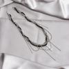Cross Pendant Necklace For Women Light Luxury Tassels Clavicle Chain Cool Choker Exquisite Fashion Necklace Jewelry Gifts