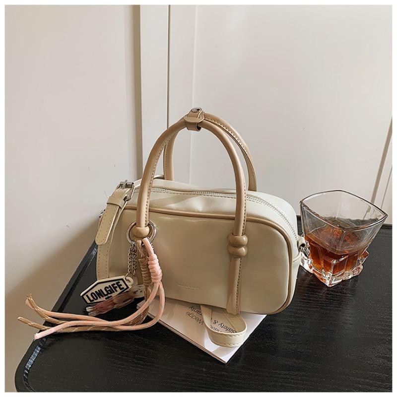 Fashionable and Simple Hand-held Bowling Bag, Color-matched Small Square Bag, Single-shoulder Crossbody Bag, Commuting Bag