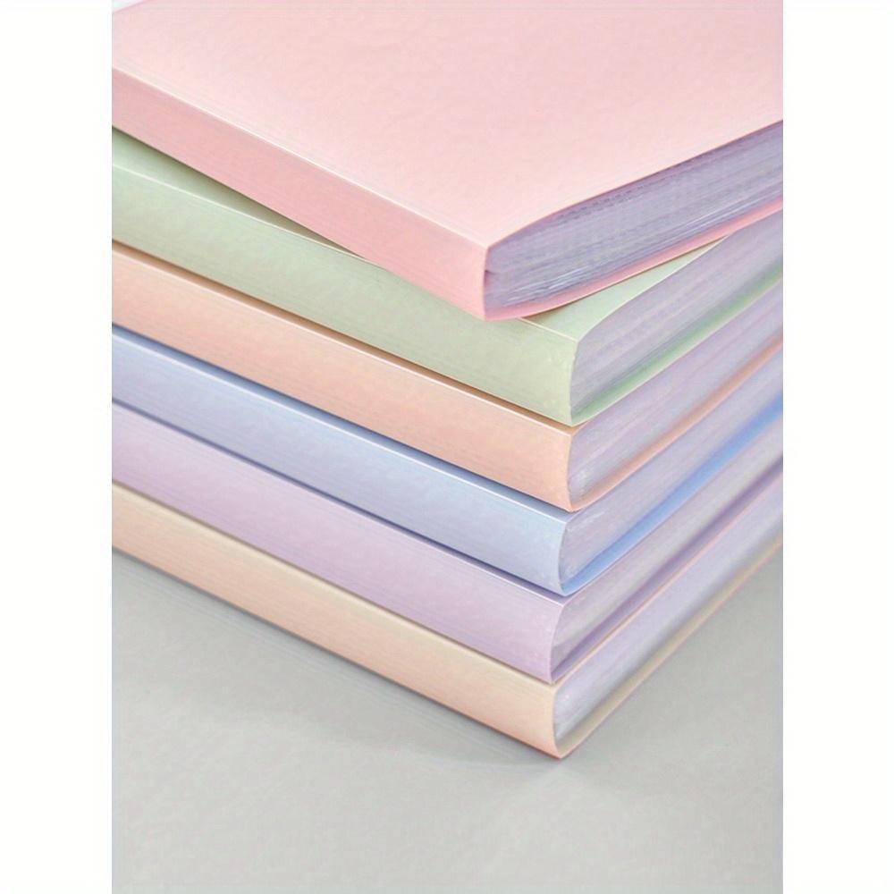 A4 File Folder, 30-Sheet Transparent Insert Document Organizer Binder, Student Specific Paper/Exam Material Storage Collection Back To School