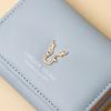 Elegant PU Leather Women's Small Wallet Fold Portable Mini Clutch Multi-Pocket Short Wallets Gift For Ladies