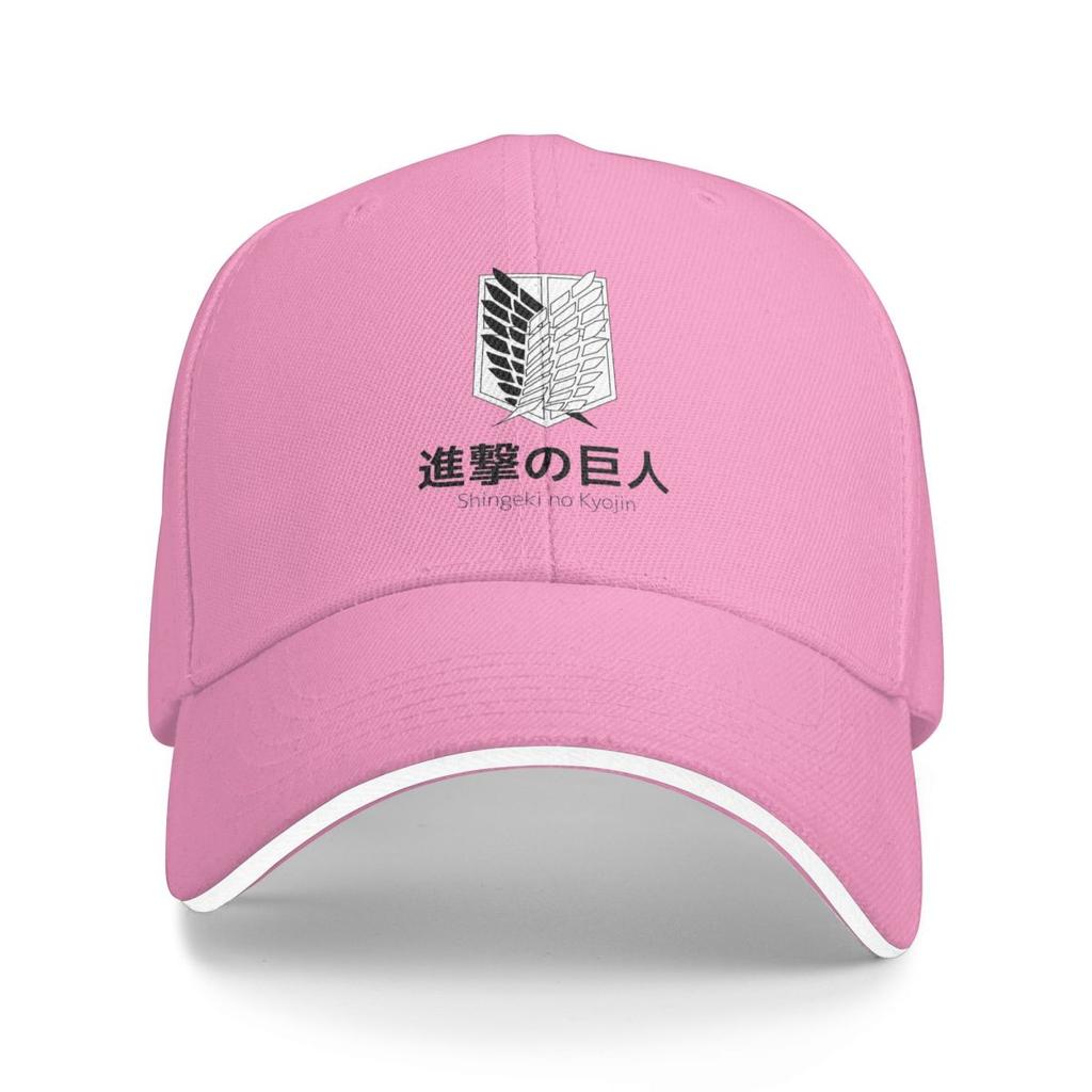 Unisex Baseballkappen Attack on Titan Anime Logo Outdoor Streetwear Sommer Sport Baseballkappen Hip Hop Kappe Casquette Hüte