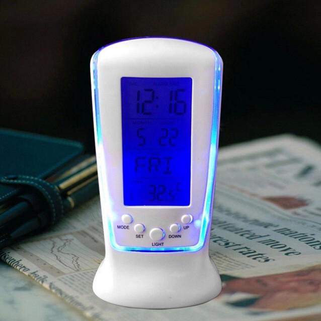 

510 LED Luminous Mini Alarm Clock - Silent, Music, Temperature Display, Creative Gift