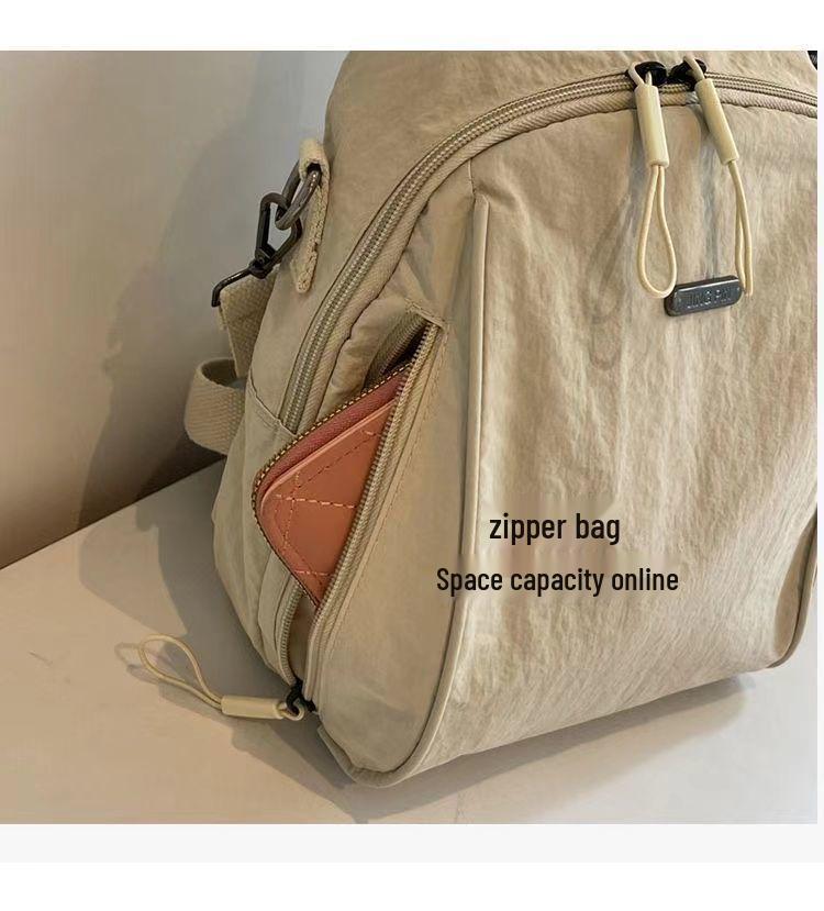 Women's Large-Capacity Lightweight Oxford Single Shoulder Travel Backpack