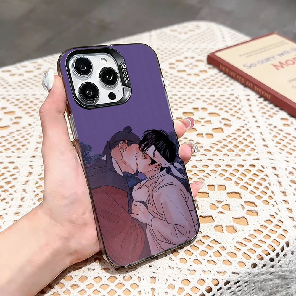 Painter The-w-Nights-Anime Phone Case For iPhone 17,16,15,14,13,12,11 Plus,Pro Max,XS,Colored silver phone case iPhone15promax