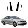 Coprivetri per Auto Montanti Colonne Adesivi Porte Accessori Neri per Volkswagen Jetta A6 Typ 1B 2011-2018