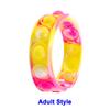 Mondo Silicone 1pz Stili Corti Pops Bolle Braccialetto Decompressione Giocattolo Sollievo Stress Colorato Braccialetto Silicone Adulti Bambini Giocattoli