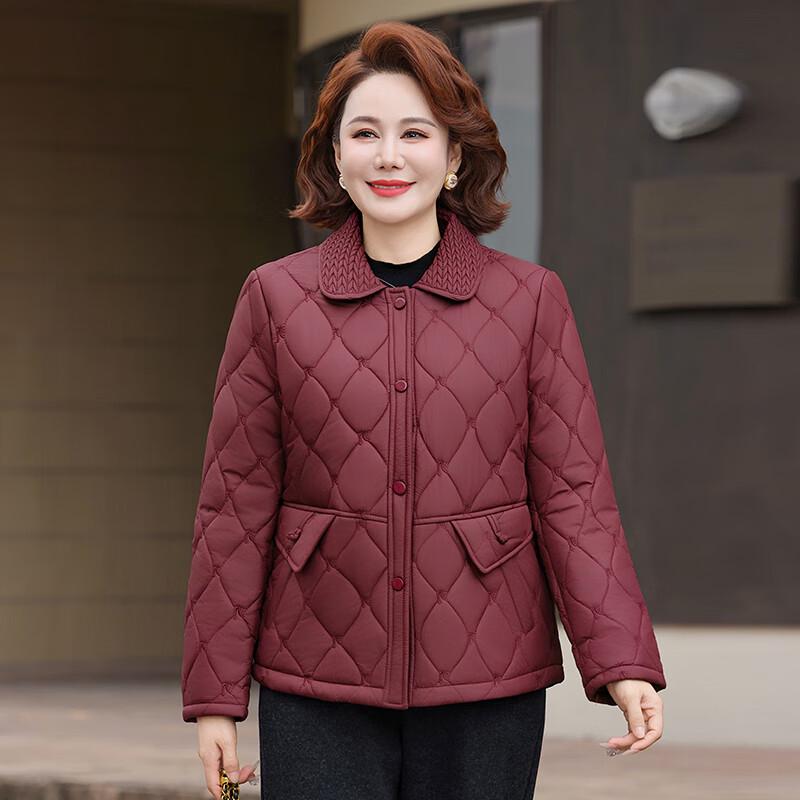 Mid-Aged Women's Stylish Thin Cotton Jacket