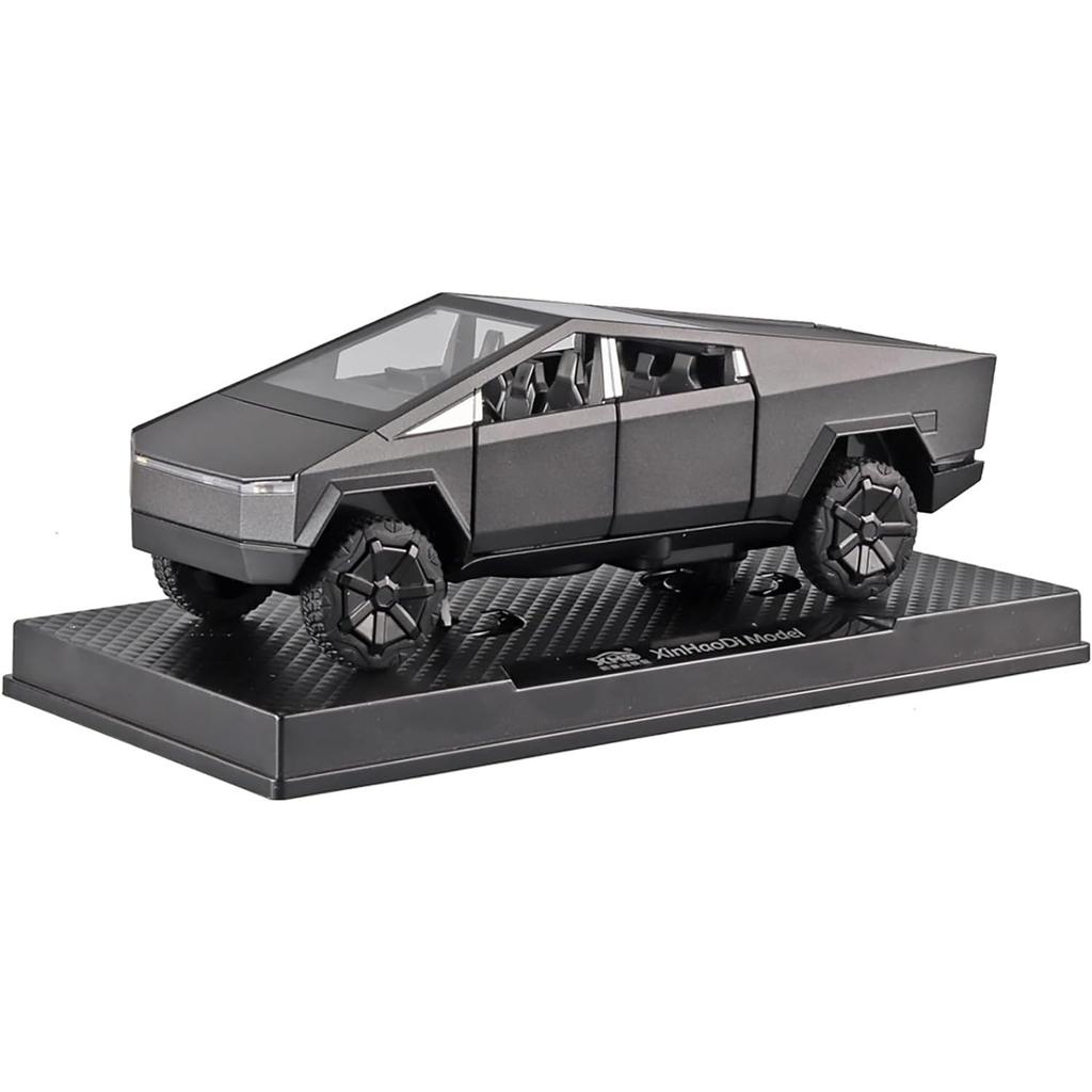 1/32 Tesla Diecast Mars Pickup-Automodell, Spielzeugauto aus Zinklegierung mit Ton und Licht, Spielzeugauto mit Rückziehfunktion für Kinder ab 3 Jahren
