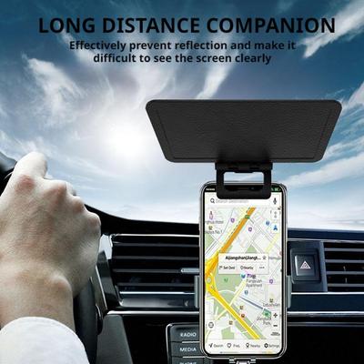 1pcs Mobile Phone Sun Visor Foldable Multi-angle Clip For Sunshade UV Protection Anti-Glared Phone Waterproof Weather Protector