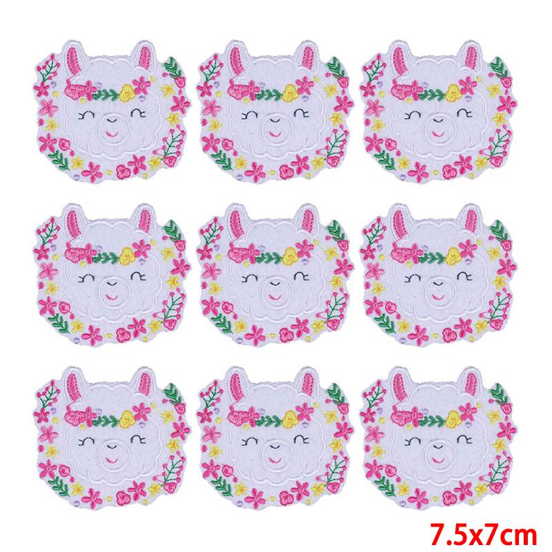 10 unids/lote parche bordado hierro en parches para ropa parches en ropa chaquetas decoración apliques suministros de costura