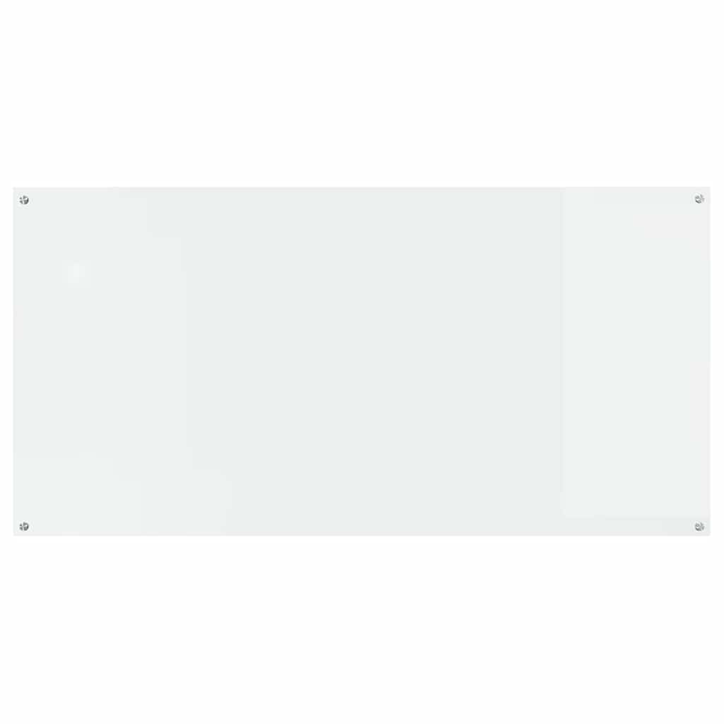 Kitchen Splashback 2 Pcs Transparent 120 X 60 Cm Tempered Glass