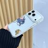 Creative Transparent Cartoon Cat Case for iPhone 16 Pro Max and Apple 17 Pro