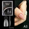 140Pcs Extension Reusable Matte Surface French Nail Dual Forms With Inner French Line 14 Sizes Full Cover Dual Nail Molds Quick