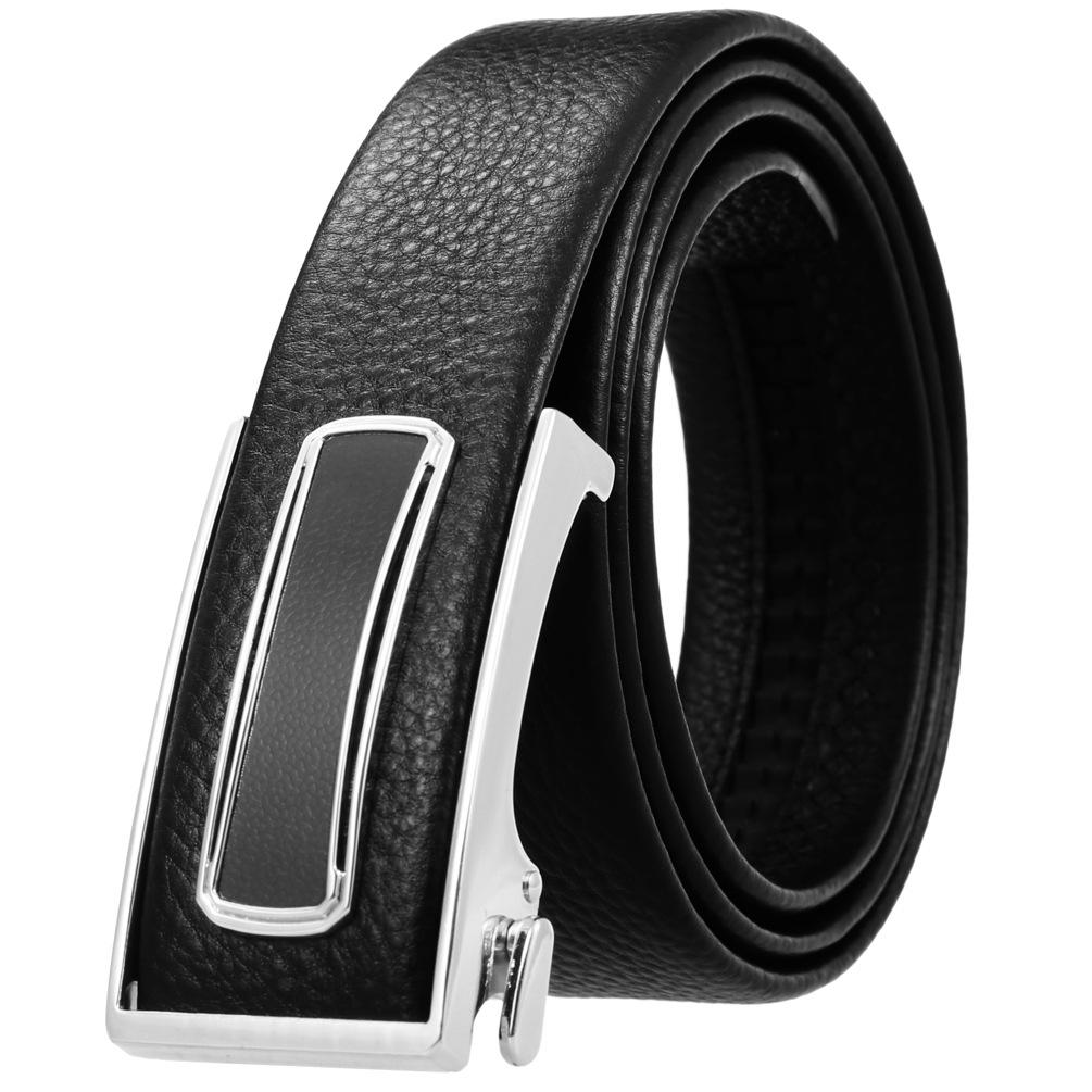 Ceinture tendance en cuir de vachette pleine fleur, boucle intérieure ceinture homme Ly36-23018-5