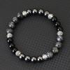 7 Styles Beaded Bracelet For Men Natural Tiger Eyes Volcanic Rock Hematite Stone Healing Braslet Leisure Pulseira Boyfriend Gift