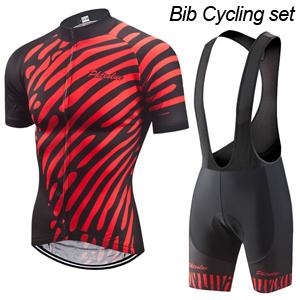 Pro Radsporttrikot Set Herren Radsport Set Outdoor Sport Fahrradkleidung Damen Atmungsaktiv Anti-UV MTB Fahrradkleidung Trage Anzug Set