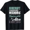 Aircraft Mechanic Shirt Proud Airplane Mechanic Gift Unisex T-Shirt Mens Womens Tees Top
