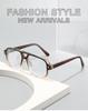 Trendy Unisex Anti-Blue Light Flat Lens Glasses - Simple High-Grade Style