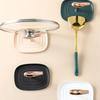 Pan Lid Holder Supports Spoons Pot Cover Rests Spatula Stand For Kitchen Convenience Utensils Tools Accessories Organizer