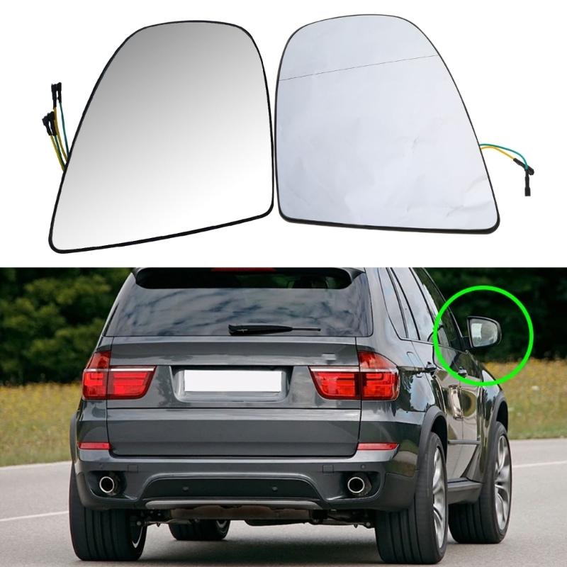 Waterproof Auto Car Side Rear View Wing Reflector Glass Heated Protects Against Sun Damage Durable Practical for E70 E71