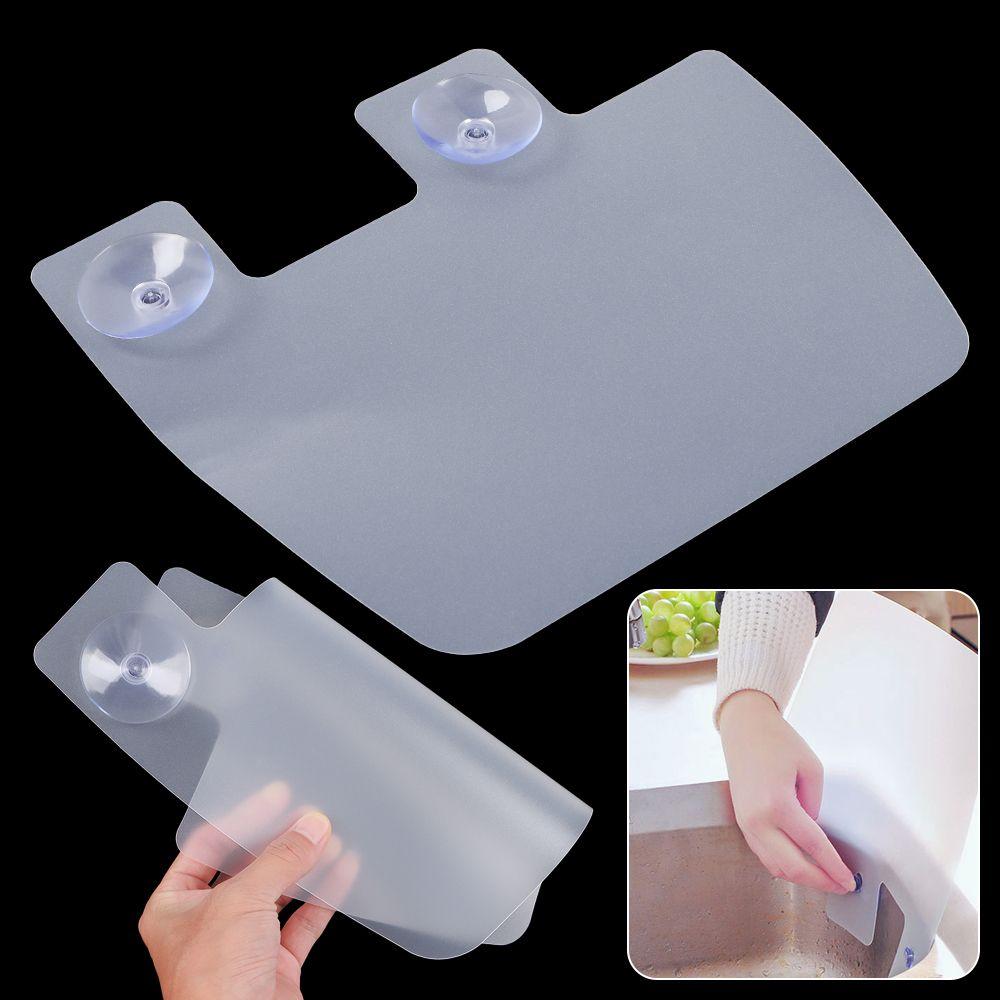 

Vegetable Washing Suction Cup Double Dish Baffle Anti-water Board Flap Water