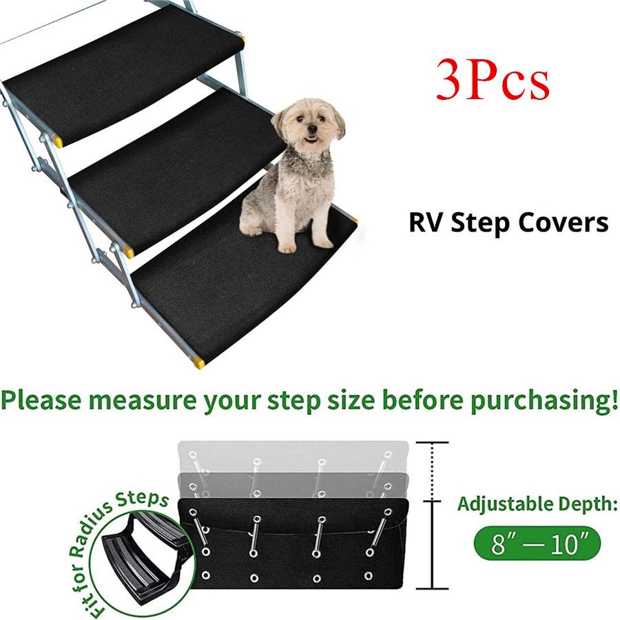 RV Pedal Carpet 3Pcs Smoke Grey FS-2231