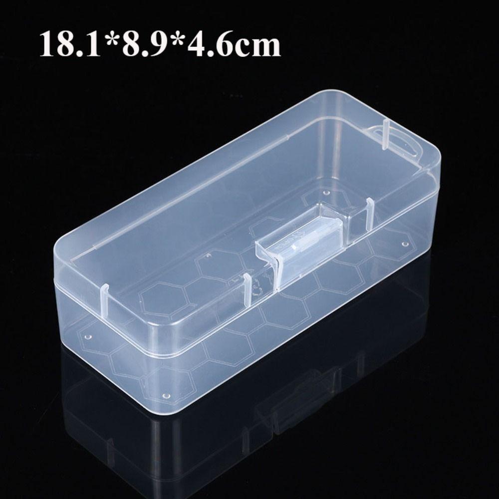 Transparent Jewelry Beads Container Square Small Items Case Hot Storage Box  Power Tools Holder