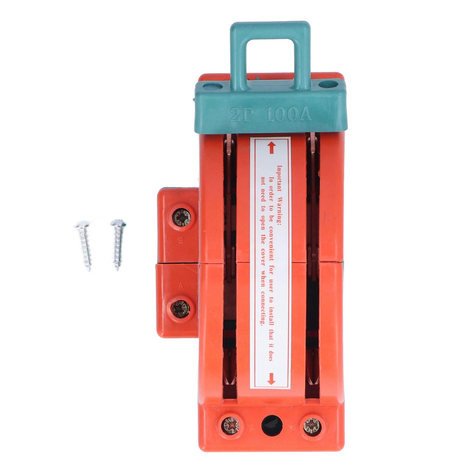 

100A 2 Pole Double Throw Knife Switch Electrical Disconnect Knife Switch for Home Appliances