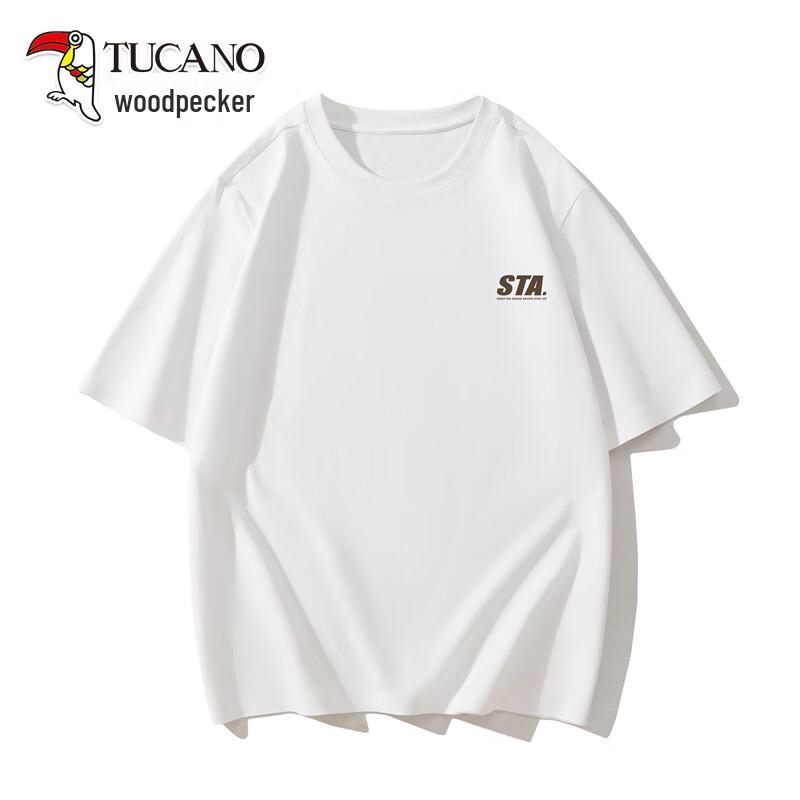 TUCANO Men's Retro Print Cotton Short Sleeve T-Shirt