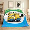 Minions Selfie Flannel Blanket Throw Blanket Soft Warm Sofa Bed Camping home Decor Unique Christmas Gift C92684