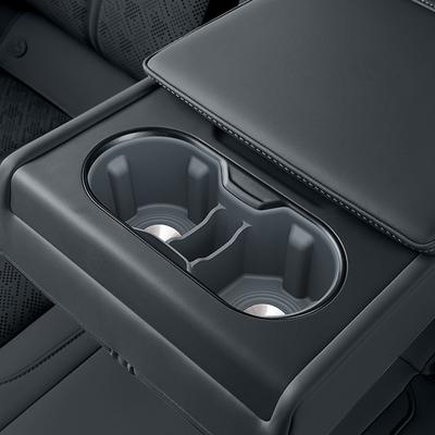 Para ZEEKR 7X 2025+ Alfombrilla para Portavasos Asiento Trasero Silicona Reposabrazos Alfombrilla para Portavasos Antideslizante Protector de Vasos Accesorios Interiores para Coche