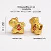 Year of the Horse High Color Retention Alloy Jewelry Accessories: Lucky Beaded Pendant Hand Rope Bracelet