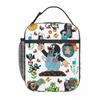 The Little Mole Cartoon Animal Insulated Lunch Bags Food Container Bags Reusable Cooler Thermal Lunch Boxes For Work