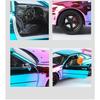 1/24 Nissan Electroplated GT-R GTR R34 Alloy Sports Car Model Diecasts Metal Track Racing Car Vehicles Model Sound Light Kids Toys Gift
