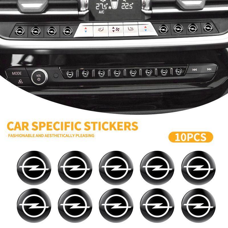 Car Interior Decorative Stickers Key Badge Steering Wheel Decoration Stickers  For Opel Corsa