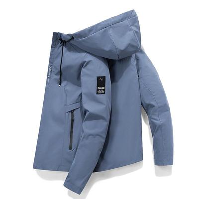 Men's 2024 Spring/Autumn Korean Style Casual Hooded Jacket