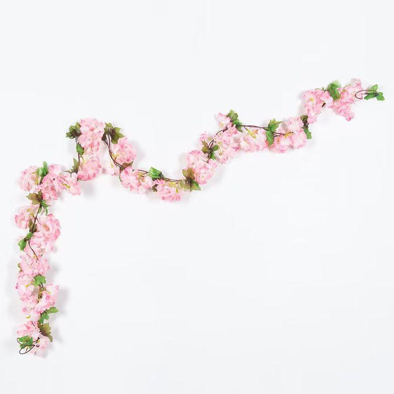

Artificial Flowers Cherry Valentine Home Room Yard Accessories Brial Bouquet Wedding Wreath Decor Outdoor DIY Gift Arch Hotsale 1 pc розовый