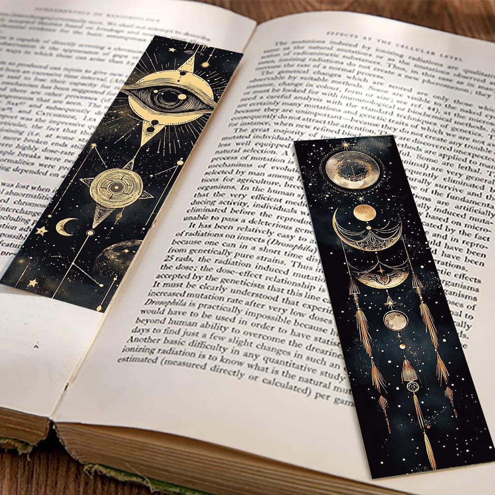 Vintage Celestial 30PCS DIY Bookmarks Mysterious Divination Art Stationery for Reading Page Marking Gift  Stationery Supplies