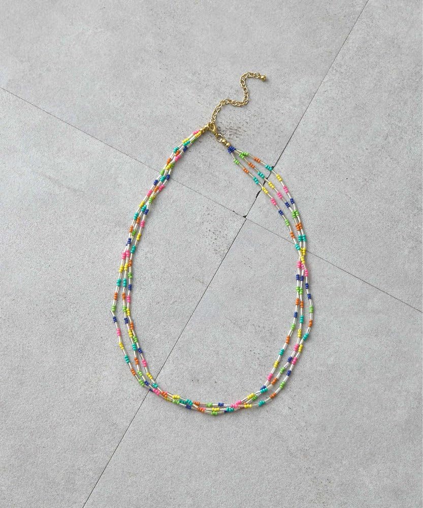 [CIAOPANIC TYPY] H.S 3-strand Bead Necklace TYZ1041511A0006 Free Non
