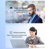 Bluetooth Headset Single-ear Clip-on-ear Non-in-ear Hanging Ear Black Technology Concept Conduction Outward-facing Headset