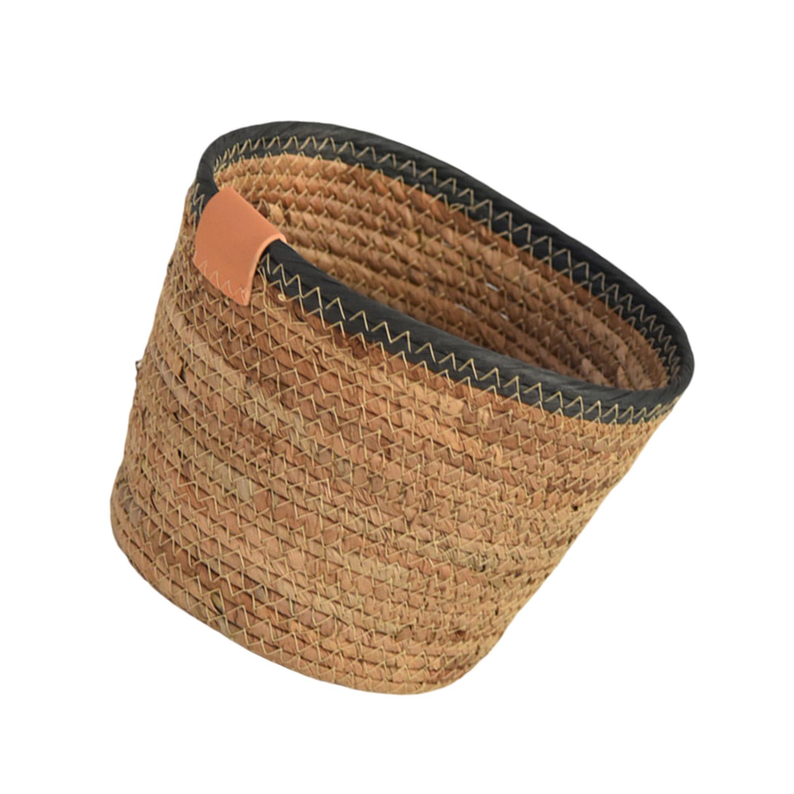 

Плетеная вручную корзина для хранения Ретро Домашний декор для гостиной Цветочные корзины Скандинавские креативные горшки для зеленых растений Декор S