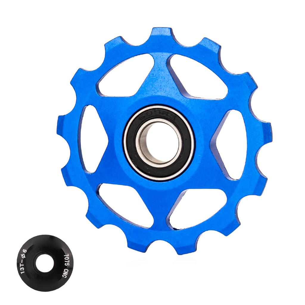 13T Aluminum Alloy Bicycles Shift Guide Wheel Rear Derailleur Pulley Sealed Bearing Wheel Bike Rear Derailleur Pulley
