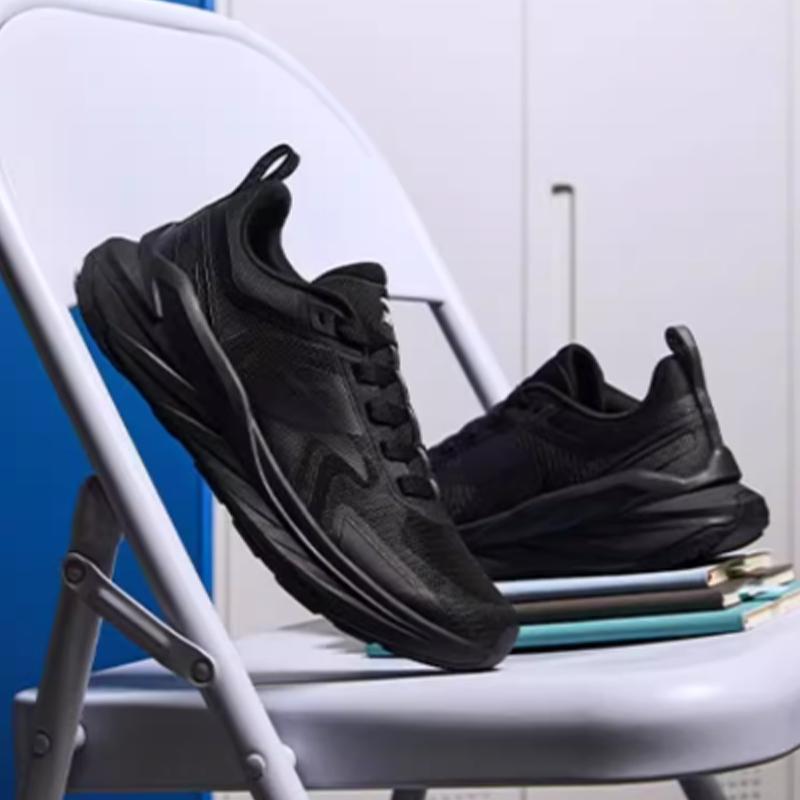 Anta Wishing Mountain Comfortable Versatile Shock Absorbing Non-Slip Wear-Resistant Low-Top Training Shoes Men Training Shoes Black 912528892-1