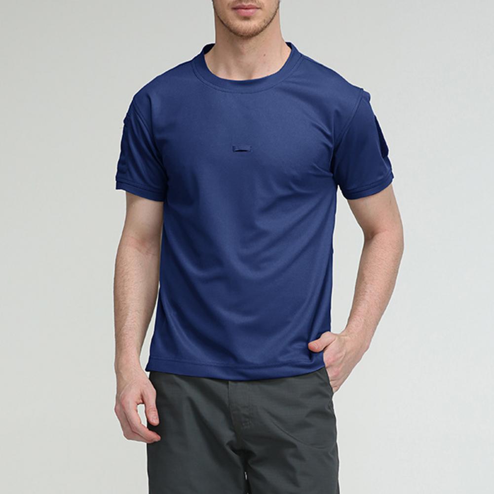 Tactical T-Shirts Men Sport Outdoor Military Tee Quick Dry Short Sleeve Shirt Hiking Hunting Army Combat Men Clothing Breathable