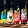 Mojito Juice Glasses Cups,Long Island Iced Tea Glass Cup,Collins Glass, Bar Straight-sided Glass Cups, Transparent Cocktail Cup